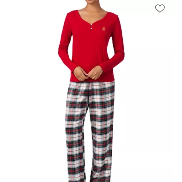 Ralph Lauren Size XL Red Christmas Plaid Pajama Set - Picture 4 of 4